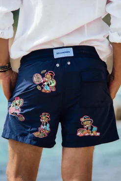 Les Canebiers All Over Bitcoin - Navy<Homme Monopoly|Best Sellers