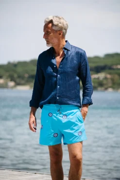 Les Canebiers All Over Kiki - Blue<Homme Best Sellers|Nouveauté