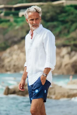 Les Canebiers All Over Mataki - Navy<Homme Best Sellers|Mataki
