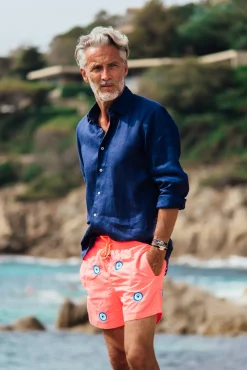 Les Canebiers All Over Mataki - Orange<Homme Mataki|Best Sellers
