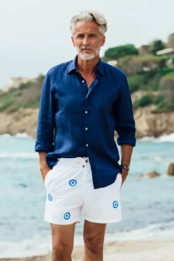 Les Canebiers All Over Mataki - White<Homme Mataki|Best Sellers
