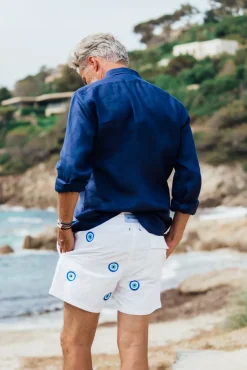 Les Canebiers All Over Mataki - White<Homme Mataki|Best Sellers