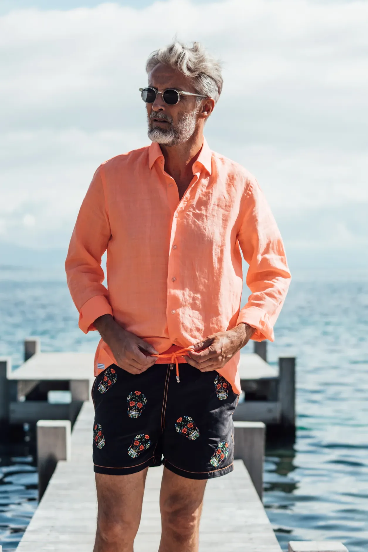 Les Canebiers All Over Mex - Black<Homme Best Sellers|Mex