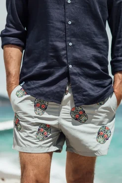 Les Canebiers All Over Mex - Grey<Homme Mex|Best Sellers