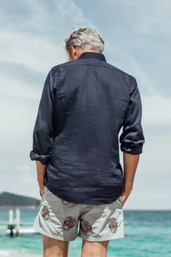 Les Canebiers All Over Mex - Grey<Homme Mex|Best Sellers