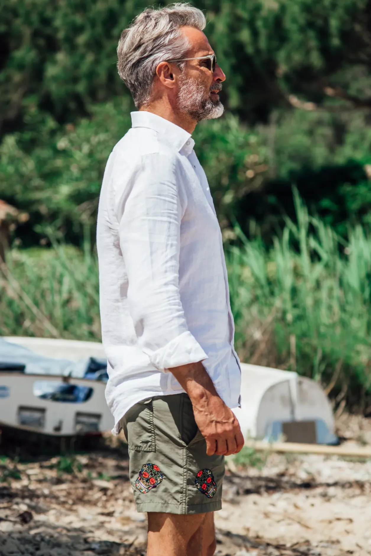 Les Canebiers All Over Mex - Kaki<Homme Mex|Best Sellers