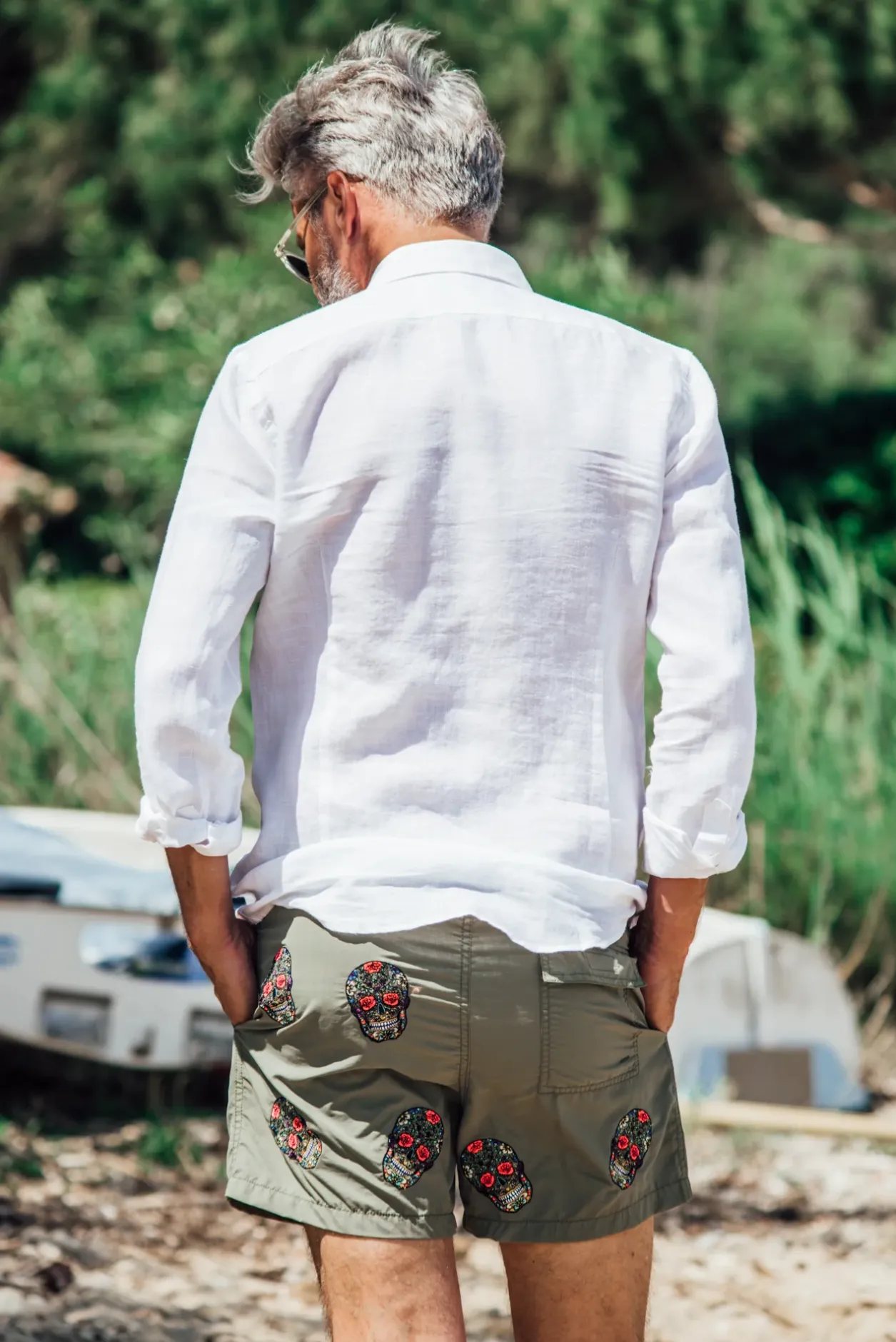 Les Canebiers All Over Mex - Kaki<Homme Mex|Best Sellers