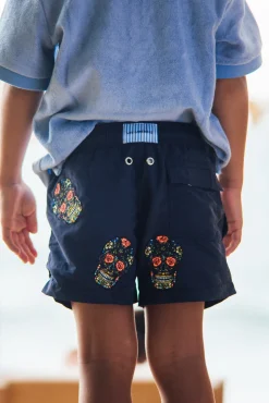 Les Canebiers All Over Mex Kids - Navy<Enfant Garçons