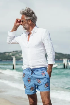 Les Canebiers All Over Mex - Sky Blue<Homme Mex|Best Sellers