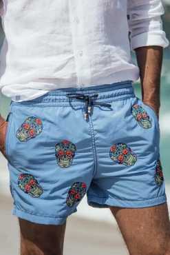 Les Canebiers All Over Mex - Sky Blue<Homme Mex|Best Sellers
