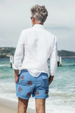 Les Canebiers All Over Mex - Sky Blue<Homme Mex|Best Sellers