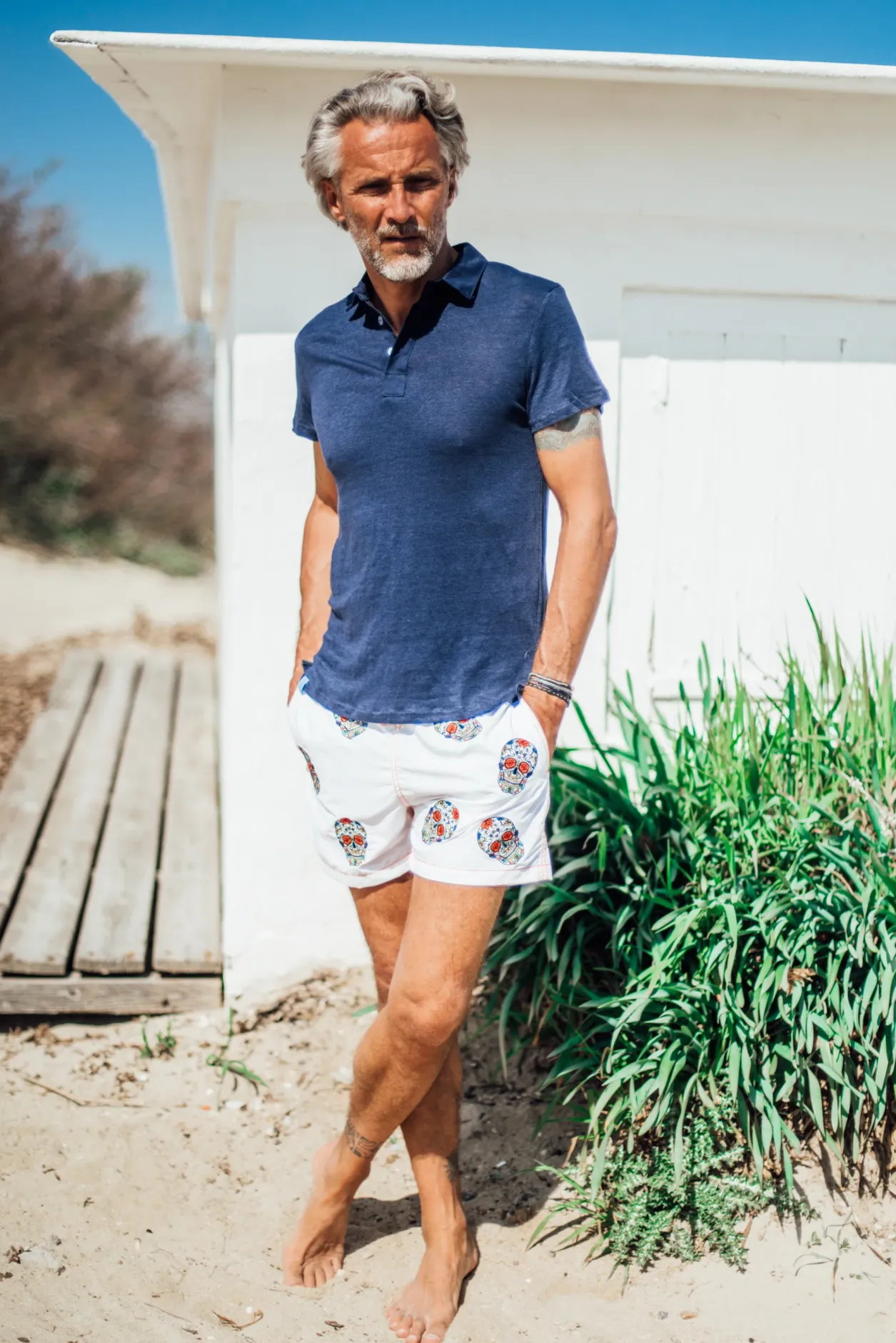 Les Canebiers All Over Mex - White<Homme Mex|Best Sellers