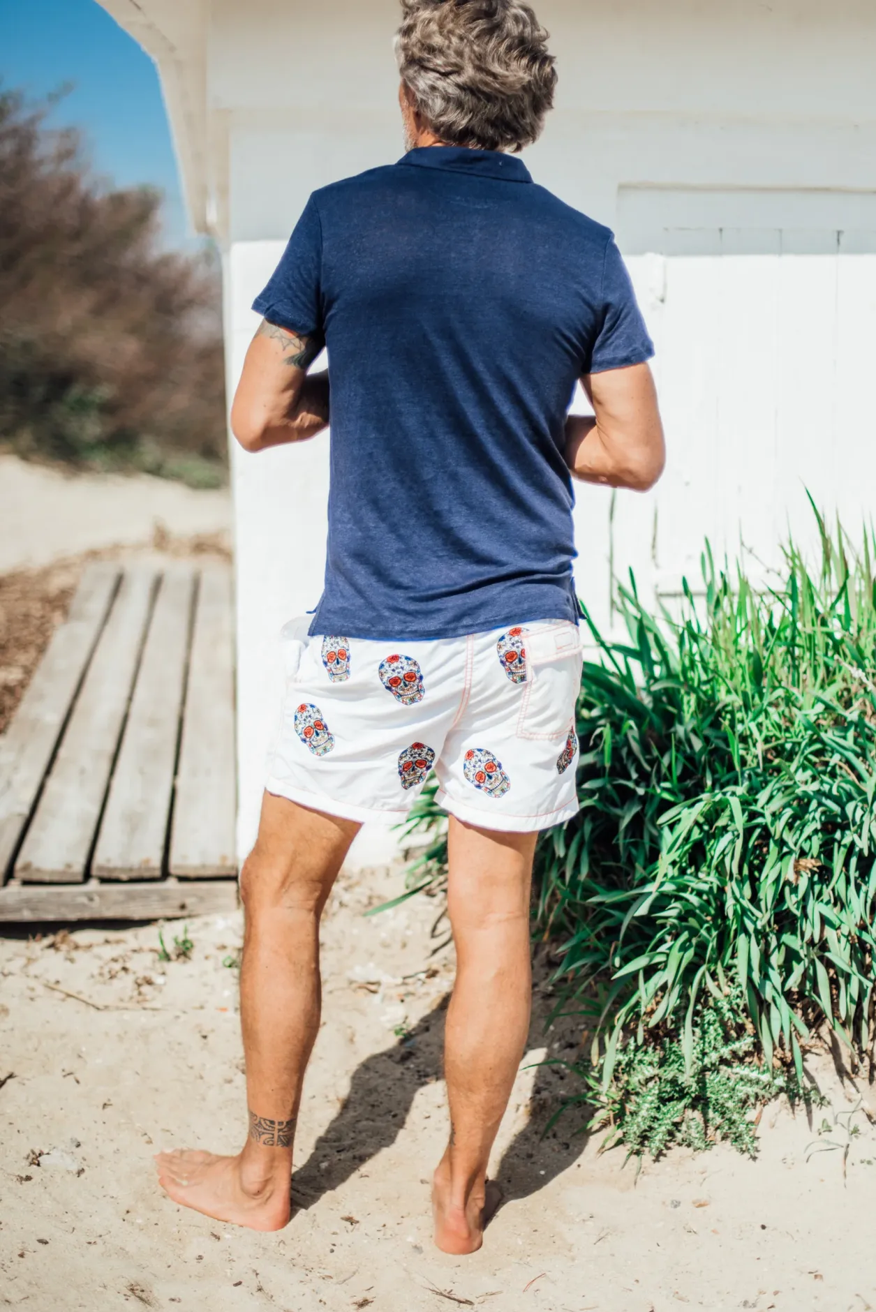 Les Canebiers All Over Mex - White<Homme Mex|Best Sellers