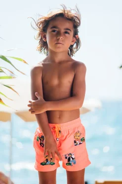 Les Canebiers All Over Roro Kids - Orange<Enfant Garçons