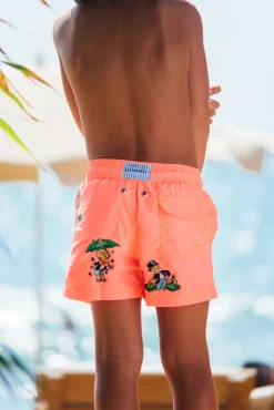 Les Canebiers All Over Roro Kids - Orange<Enfant Garçons