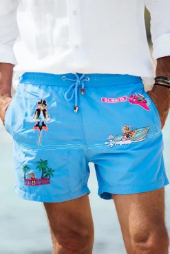 Les Canebiers All Over Saint-Barth - Blue<Homme Places|Best Sellers