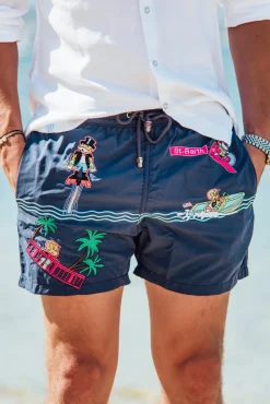 Les Canebiers All Over Saint-Barth - Navy<Homme Places|Best Sellers