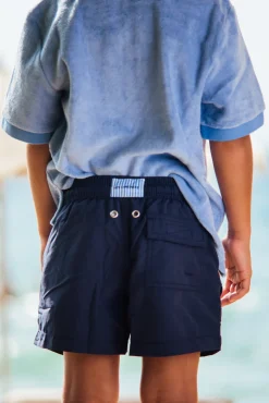 Les Canebiers All Over Saint-Barth - Navy<Enfant Garçons