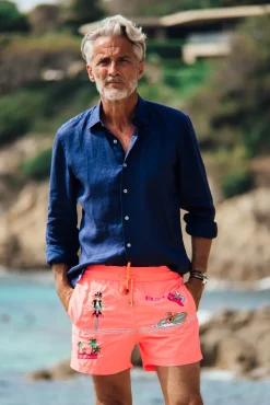 Les Canebiers All Over Saint-Barth - Orange<Homme Places|Best Sellers