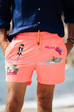 Les Canebiers All Over Saint-Barth - Orange<Homme Places|Best Sellers