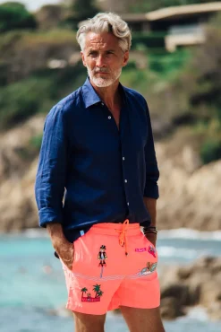 Les Canebiers All Over Saint-Barth - Orange<Homme Places|Best Sellers