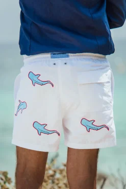 Les Canebiers All Over Shark - White<Homme Shark|Best Sellers