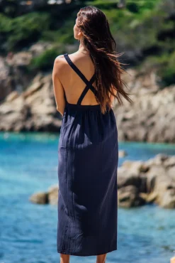 Les Canebiers Brigantine - Navy<Femme Robes