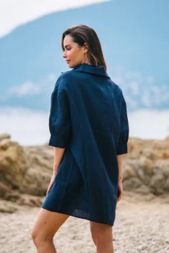 Les Canebiers Camarat - Navy<Femme Robes