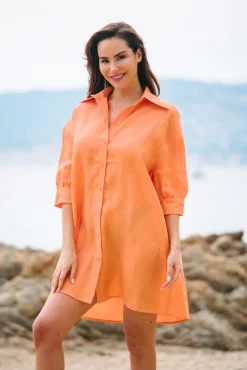 Les Canebiers Camarat - Orange<Femme Robes