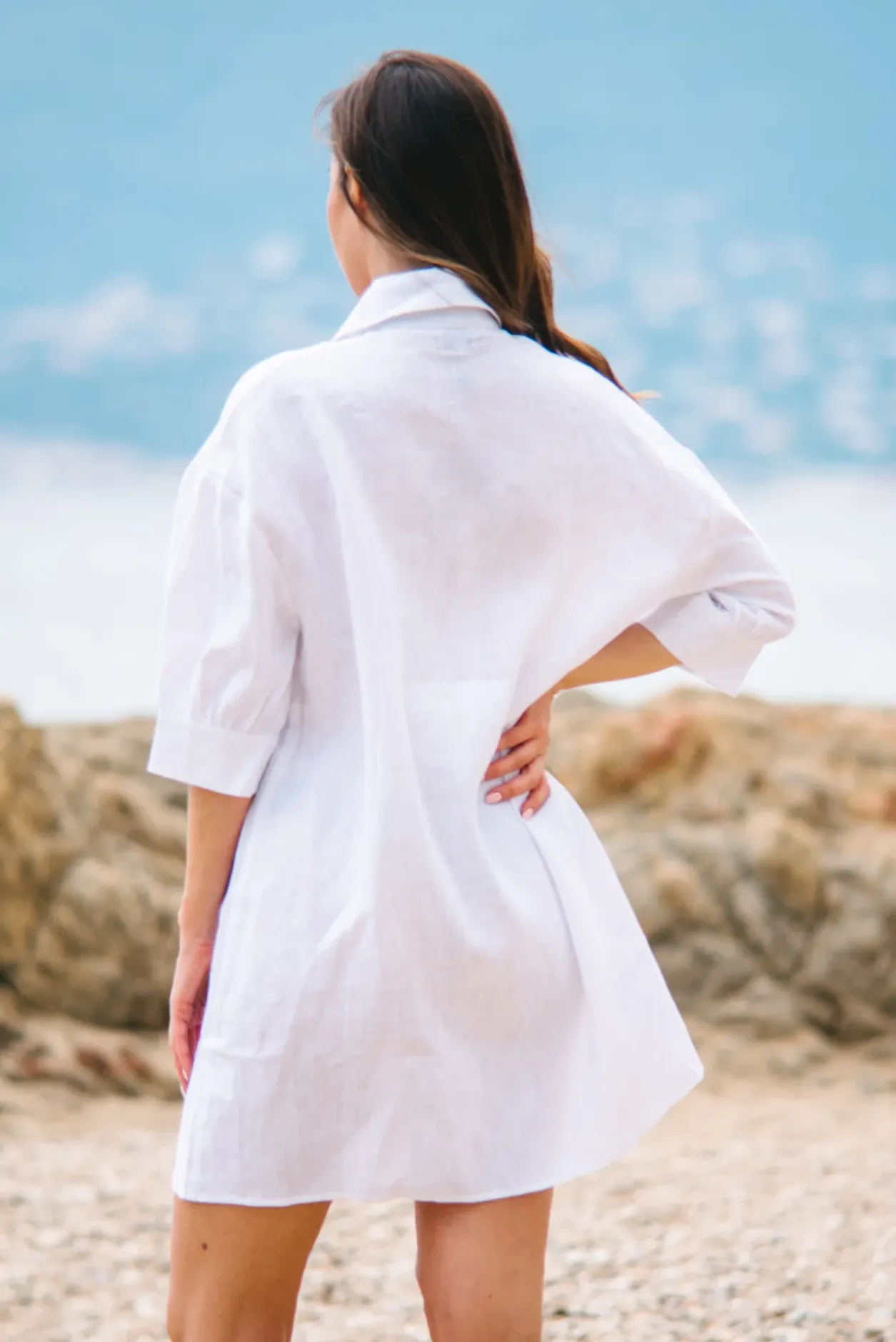 Les Canebiers Camarat - White<Femme Robes