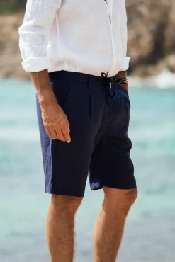 Les Canebiers Cimes Short - Navy<Homme Shorts