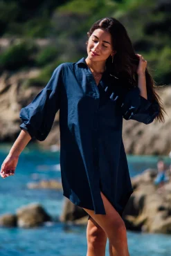 Les Canebiers Clocher - Navy<Femme Robes