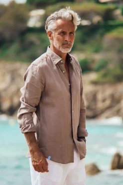 Les Canebiers Divin - Light Brown<Homme Chemises