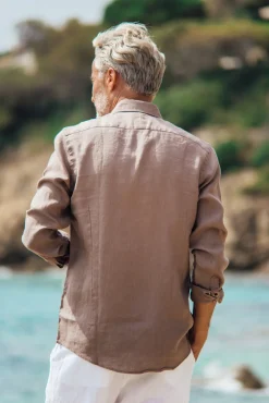 Les Canebiers Divin - Light Brown<Homme Chemises