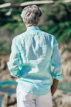 Les Canebiers Divin - Light Green<Homme Chemises