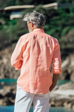 Les Canebiers Divin - Orange<Homme Chemises