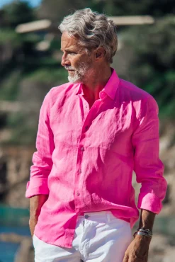 Les Canebiers Divin - Pink<Homme Chemises