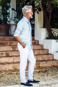 Les Canebiers Divin - Sky Blue<Homme Chemises