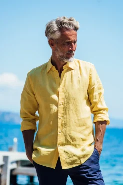 Les Canebiers Divin - Yellow<Homme Chemises