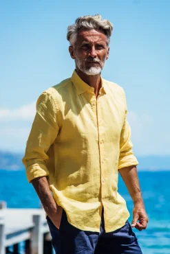 Les Canebiers Divin - Yellow<Homme Chemises