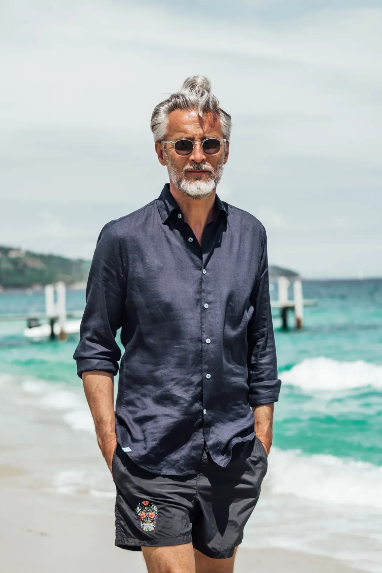 Les Canebiers Ermitage Court Mex - Black<Homme Mex|Best Sellers
