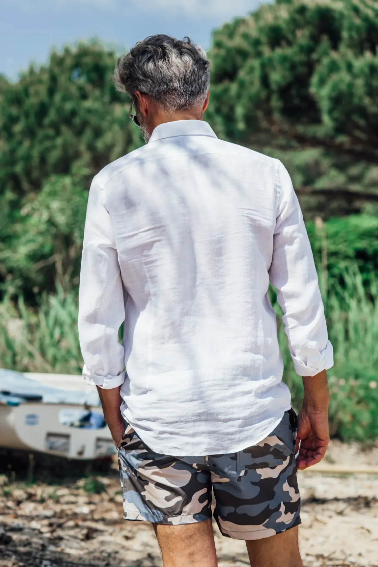 Les Canebiers Ermitage Court Mex Camo - Blue<Homme Best Sellers|Mex
