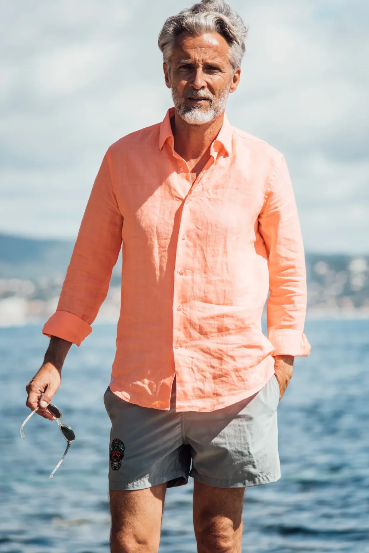 Les Canebiers Ermitage Court Mex - Grey<Homme Mex|Best Sellers