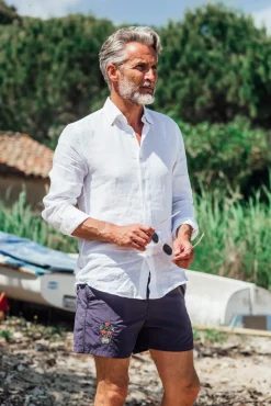 Les Canebiers Ermitage Court Mex - Navy<Homme Mex|Best Sellers