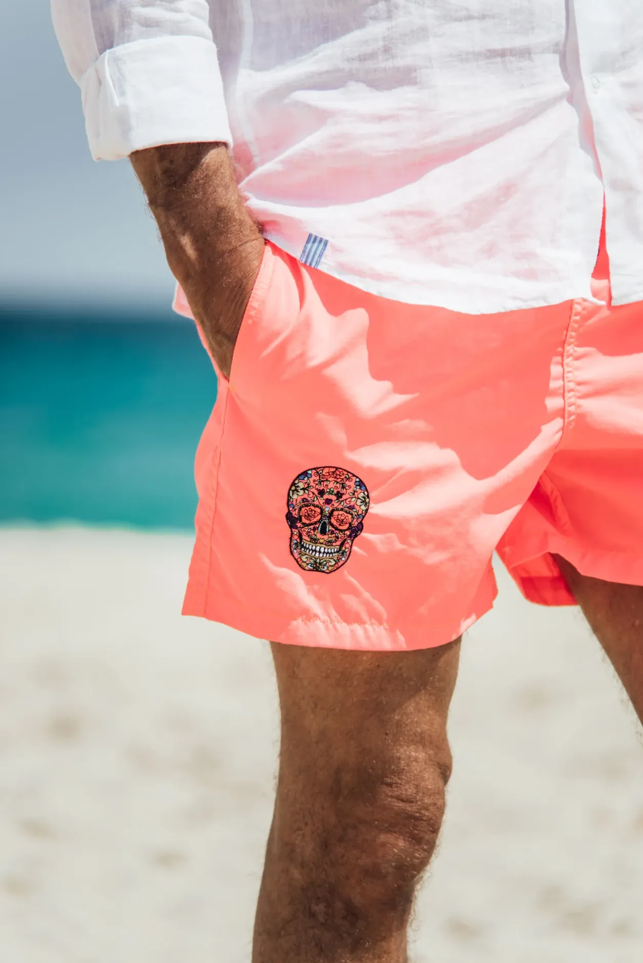 Les Canebiers Ermitage Court Mex - Orange<Homme Mex|Best Sellers