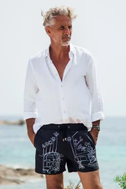 Les Canebiers Ermitage Monochrome Beverly Hills - Black<Homme Places|Best Sellers