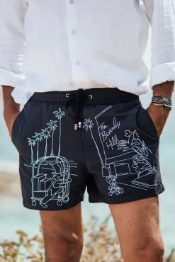 Les Canebiers Ermitage Monochrome Beverly Hills - Black<Homme Places|Best Sellers
