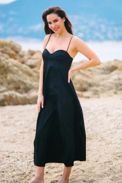 Les Canebiers Iris - Black<Femme Robes