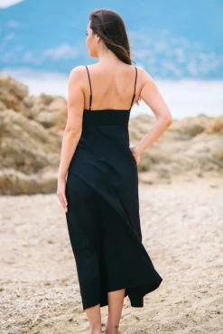 Les Canebiers Iris - Black<Femme Robes