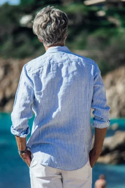 Les Canebiers Lavande - Sky Blue<Homme Chemises
